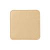 Estilo creativo simple color caramelo cuero 10CM posavasos redondo impermeable anti-derrame aislamiento posavasos de té logotipo imprimible