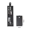 Conjunto de Lâminas de Unha para Armazenamento em Bolsa com Fivela de Vários Estilos Personalizado, Ferramenta Portátil para Aparar Unhas em Casa com Logotipo Personalizável