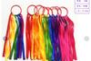 Amazon Danza del Arco Iris Cometa de Mano Cinta de Colores Juguete de Cinta Pulsera de Cinta Accesorios Deportivos