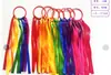 Amazon Danza del Arco Iris Cometa de Mano Cinta de Colores Juguete de Cinta Pulsera de Cinta Accesorios Deportivos