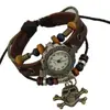 Pulsera de Cuero Retro con Mariposa Nueva de Moda Reloj Estilo Popular Japonés y Coreano Suministro Directo de Fábrica Relojes de Piel de Vaca para Hombres y Mujeres