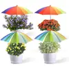 Sombrilla Popular Transfronteriza para Plantas de Amazon, Flor en Maceta, Sombrilla de Protección Solar, Aislada, Sombrilla de Protección para Plantas de Exterior en el Suelo