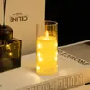 Luzes de Vela Eletrônicas de LED, Luzes Decorativas para Shows de Dança e Festas, Luzes de Fio para Natal e Halloween, Luzes de Ambiente, Velas no Atacado