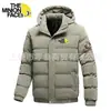 2025 Nueva Moda de Invierno Casual Color Sólido con Capucha Engrosado Algodón Abrigo Tendencia Versión Coreana Cálido Cómodo Chaqueta de Algodón Ropa para Hombre