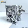 Redutor de turbina NRV eixo manivela manípulo tipo manual redutor caixa de engrenagens sem-fim nmrv