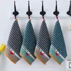 Toalla Cuadrada de Algodón Puro, Toalla para Niños, Toalla para Bebés sin Pelo, Toalla de Algodón Absorbente Linda de Dibujos Animados para Jardín de Infancia