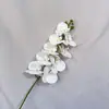 Orquídea Mariposa de Película de 9 Cabezas Impresa en 3D Tacto Real Flor Artificial Decoración de Boda Hogar Hotel Adornos Flor Artificial Al por Mayor