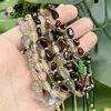 2026 Nuevo Pulsera Cruzada Casual de Piedra y Cristal Multicolor, Accesorio Unisex Versátil, Suministro al por Mayor