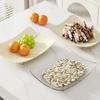 Bandeja de Frutas para Sala de Estar, Caja de Gran Capacidad para Dulces, Frutos Secos y Nueces, Mesa de Centro de Recepción de Hotel, Plato de Frutas de Lujo Ligero de Gama Alta