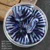Cuentas Sueltas de Cerámica con Borde de Abanico Retro de Colores Paquete de Materiales Caseros para Estudiantes Cuentas de Concha con Agujero Grande Accesorios para Collares de Mano