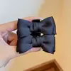 Pinza para el Cabello de Princesa con Lazo Negro Pinza Pequeña de Garra para Mujeres Peinetas Estilo Flequillo Lateral Accesorio para el Cabello Pasador para Cabello Suelto