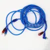 Oferta Especial Cabo Azul Transparente 5m RCA para Áudio de Carro para Modificação de Áudio de Carro