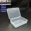 Zihex Modelo 751 Caja Vacía de PP Transparente Caja de Plástico Rectangular Herramienta de Empaque Caja de Almacenamiento de Piezas Fabricante