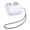 Para Airpods3 geração Apple 2 geração material do invólucro do fone de ouvido transparente airpodspro2 material tpu universal macio