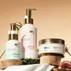 Set de Botella y Envase de Aluminio con Cabezal de Bomba para Cuidado de la Piel, Adecuado para Loción, Agua Pura, Aceite Esencial y Mascarilla de Barro. Se puede vender individualmente o como un juego completo