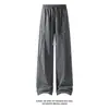Outono de 2026 Novo Estilo Calça Jogger Reta de Algodão Branco com Rebites M-5XL HK26800-Especial P35