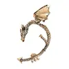 Pendientes Creativos Transfronterizos Más Vendidos Moda Europea y Americana Tendencia Retro Colgante de Oreja de Dragón Clip de Oreja con Pendientes
