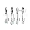 Aro de Titanio F136 Colgante de Circonita Anillo para Cartílago del Oído Cuerpo de Aleación de Titanio G23 Joyería para Piercing en el Cuerpo Pendientes Fábrica Transfronteriza