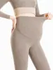 Leggings de maternidad de cachemir y seda, perfectos para otoño e invierno, suaves y cómodos, no aprietan el vientre, cálidos y adecuados para usar como prenda exterior.
