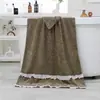 Toalla de Baño para Mujer con Encaje Francés Toalla de Baño de Terciopelo de Coral de Alta Gama Absorbente y Sin Pelusa Bata de Baño para Adultos Nueva al por Mayor
