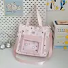 Mochila Escolar de Nuevo Estilo para Niñas, Serie Azul, Alto Valor Estético, Mochila con Múltiples Compartimentos para Estudiantes de Secundaria de 3º a 9º Grado, Set de Dos Piezas, Mochila de Moda