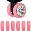 Capa de Borracha para Roda de Bagagem Silenciosa Roda Universal de Silicone para Mala de Viagem com Rodas Trolley Capa Protetora Substituição