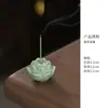Soporte para Incienso de Varilla de Flor de Loto Zen Soporte para Incienso Quemador de Incienso Cerámico Pequeño Creativo Quemador de Incienso para Interiores Accesorios para Ceremonia de Incienso Soporte para Sándalo Madera de Agarwood Reposapiés para Incienso
