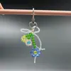 Hecho a mano y en stockDopamina Di Pequeño Colgante Tejido Hecho a Mano para Teléfono y Bolso