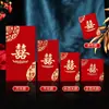 Sobres Rojos para Bodas, Nuevos Modelos en Tamaños Grande, Mediano y Pequeño, Sobres de Dinero de la Suerte, Paquetes Rojos de Boda, Colección Completa de Suministros para Sobres Rojos de Boda