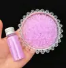 Cuentas de Burbuja Escarchadas, Materiales de Relleno de Bola Hechos a Mano, Decoraciones de Relleno Interior, Accesorios de Pegamento Base para DIY
