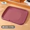 Inodoro extra grande para perros pequeños, medianos y grandes, diseño de panel plano con valla alta para evitar salpicaduras, viene con un soporte, venta al por mayor desde el fabricante