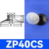 Accesorios para Brazos Robóticos Ferretería Ventosa de Vacío Serie Zp-C de Smc Boquilla de Succión de Silicona Plana con Nervaduras Componentes Neumáticos