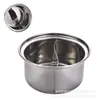 Olla caliente individual pequeña de acero inoxidable engrosado olla caliente pequeña giratoria una persona una olla olla caliente comercial olla de inducción olla especial