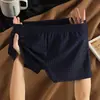 Ropa interior para hombre multiuso, Boxer briefs transpirables holgados de seda helada para verano, Ropa de dormir moderna, Boxer cortos para casa