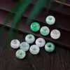 Colección de Pequeños Accesorios de Jade Helado Jade Bashan Cuentas Sueltas Cuentas de Arroz Material para Cadena de Cintura Tejida DIY Pulsera
