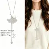 Cadena para Suéter de Collar Largo Geométrico, Accesorio de Lujo de Alta Gama, Versátil y de Moda, Colgante de Perla para Otoño e Invierno