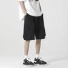 Shorts Casuales de Verano Delgados Estilo Americano para Hombre Holgados Talla Grande Multibolsillos Pantalones Medianos Rectos con Cordones Pantalones Deportivos Modernos