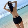 Dropshipping Nylon Grande Costas Nuas Alça Sexy Maiô Peça Única Feminino Férias Celebridade da Internet Sanya Litoral Suprimento Físico