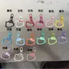 Fivela de porta colorida pendurada gatinho KT cat chaveiro acessórios para DIY bolsa decoração acessórios chaveiro atacado