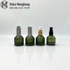 Estoque disponível frasco de essência líquida 5ml10ml frasco cônico frasco conta-gotas com cabeça de plástico frasco de amostra cosmética de vidro