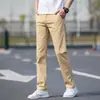 Pantalones casuales para reparación de autos para hombre, nuevo de otoño, combinan con todo, marca de moda, pantalones de trabajo grises, primavera y otoño, negocios, pantalones rectos holgados