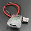 Tipo-C Hembra Interfaz USB 3.1 2P Tipo Tarjeta Impermeable con Cable DIY Simple Enchufe Reversible Puerto de Carga Tipo C