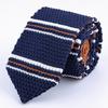 Fabricantes de corbatas de punto de 6 cm de Shaoxing Shengzhou, venta al por mayor, corbatas de negocios informales de poliéster de moda coreana, ropa formal para hombres