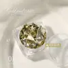 Decorações de Arte para Unhas em Papel Dourado de Alto Brilho Estilo Japonês Famosas na Internet, Fragmentos de Folha de Prata, Adesivos para Unhas de Fototerapia, Ultra Finos, 9 Cores, Atacado
