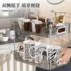 Caja de almacenamiento de cosméticos Ins Style, estante de almacenamiento, tocador de escritorio para el cuidado de la piel, carrito para lavabo de baño