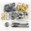 Para 120 conjuntos transfronteiriços de ferramentas em caixa + instalação, diâmetro interno, fivela de orifício de ar de cobre, 14 mm, roupas, bolsas, sapatos, tendas e outros acessórios