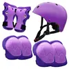 Suministro Listo de Juego de Equipo Protector de Casco Multicolor, Bicicleta Patines Patineta, Equipo Protector Infantil Anticaídas de Seguridad Deportiva