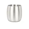 Taza de Agua Portátil Estilo Coreano Ins de Acero Inoxidable 304, Doble Pared Aislada, Aspecto de Alta Calidad, Elegante Taza Infantil para Café, Jugo y Cerveza