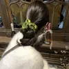 ¡Se ve favorecedor para la piel blanca y añade elegancia! Goma para el pelo de moda coreana con múltiples capas, accesorio para el pelo de alta gama y elegante para mujer