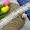 Encaje 4.5CM algodón elástico encaje tejido accesorios de ropa al por mayor en stock encaje de algodón accesorios de ropa flores para ropa
